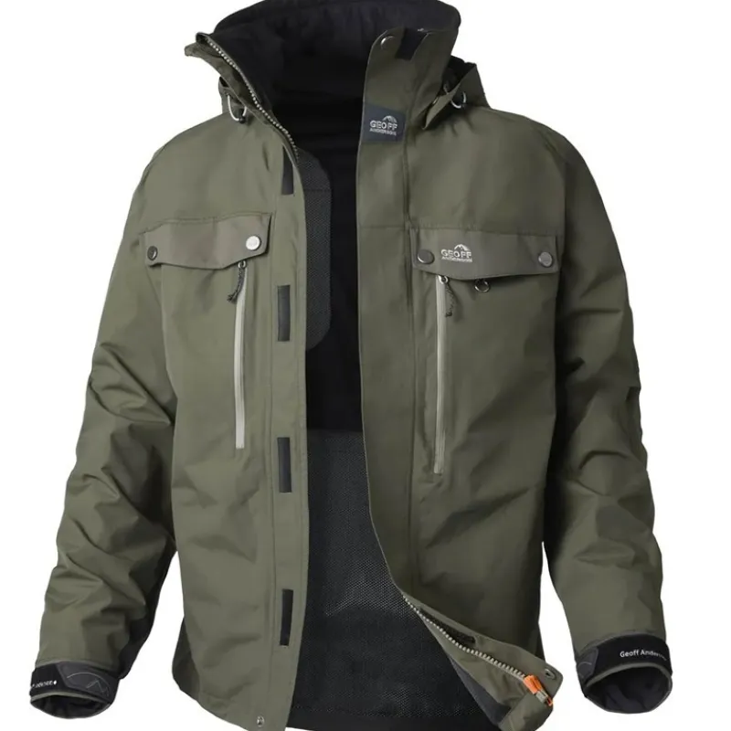 Geoff Anderson Vestes De Pêche^Veste Homme Dozer 7 - Dark Green