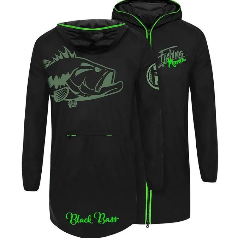 Hot Spot Design Vestes De Pêche^Veste Homme K-Way Bass Mania - Noir