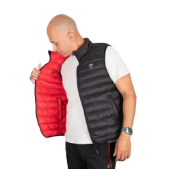 Veste Sans Manche Homme Fox Rage Pro Series Reversible Lightweight Quilted Gilet - Noir/Rouge