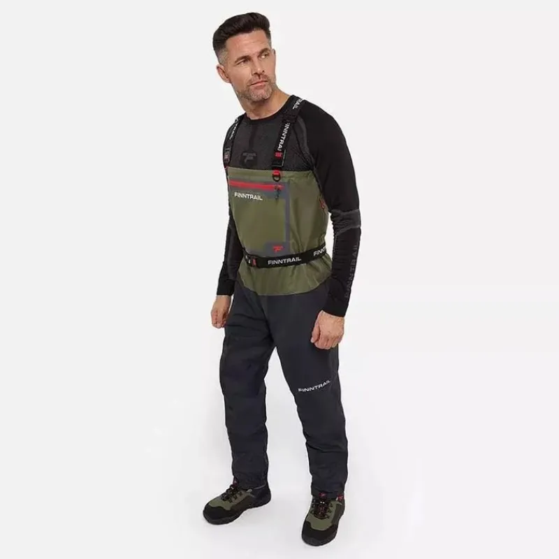 Finntrail Wading|Wading^Waders Stocking Respirant Wademan - Khaki
